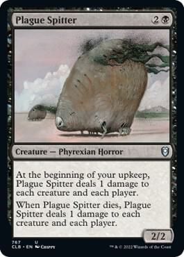 Plague Spitter card from Commander Legends: Battle for Baldur's Gate