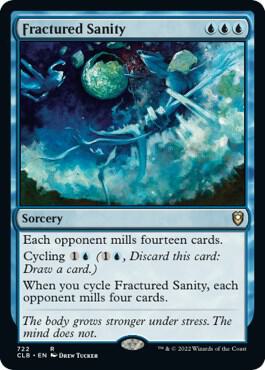 Fractured Sanity card from Commander Legends: Battle for Baldur's Gate
