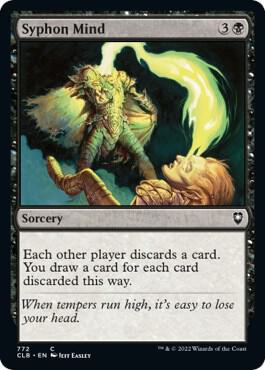 Syphon Mind card from Commander Legends: Battle for Baldur's Gate