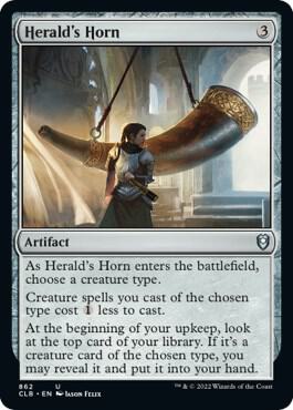 Herald's Horn card from Commander Legends: Battle for Baldur's Gate