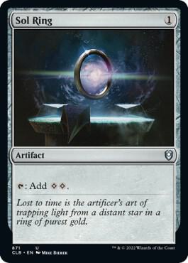 Sol Ring card from Commander Legends: Battle for Baldur's Gate