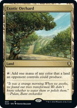 Exotic Orchard card from Commander Legends: Battle for Baldur's Gate