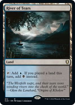 River of Tears card from Commander Legends: Battle for Baldur's Gate