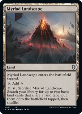 Myriad Landscape card from Commander Legends: Battle for Baldur's Gate