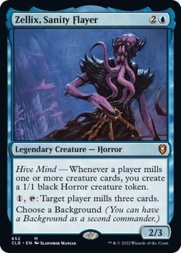 Zellix, Sanity Flayer card from Commander Legends: Battle for Baldur's Gate