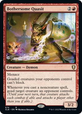 Bothersome Quasit card from Commander Legends: Battle for Baldur's Gate