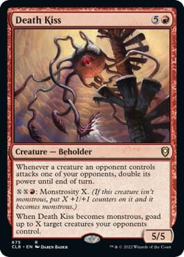 Death Kiss card from Commander Legends: Battle for Baldur's Gate