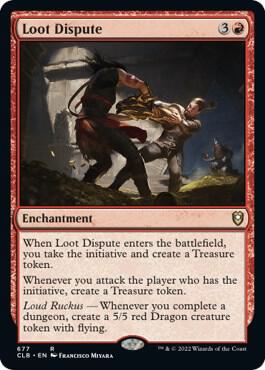 Loot Dispute card from Commander Legends: Battle for Baldur's Gate