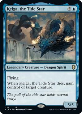 Keiga, the Tide Star card from Commander Legends: Battle for Baldur's Gate