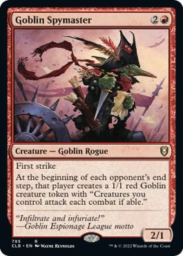 Goblin Spymaster card from Commander Legends: Battle for Baldur's Gate