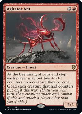 Agitator Ant card from Commander Legends: Battle for Baldur's Gate