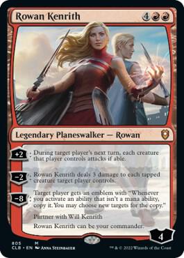Rowan Kenrith card from Commander Legends: Battle for Baldur's Gate