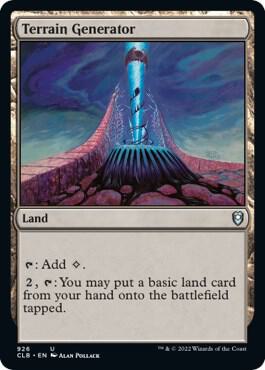 Terrain Generator card from Commander Legends: Battle for Baldur's Gate