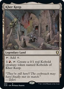 Kher Keep card from Commander Legends: Battle for Baldur's Gate