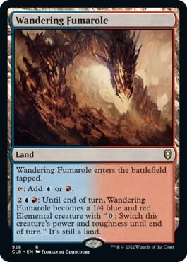 Wandering Fumarole card from Commander Legends: Battle for Baldur's Gate