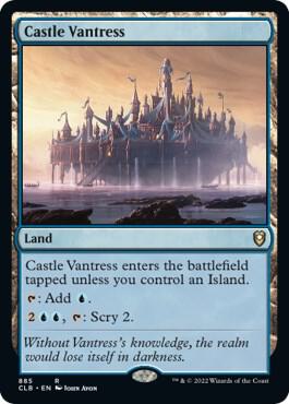 Castle Vantress card from Commander Legends: Battle for Baldur's Gate
