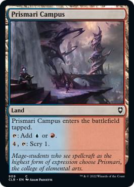 Prismari Campus card from Commander Legends: Battle for Baldur's Gate