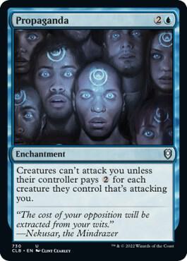 Propaganda card from Commander Legends: Battle for Baldur's Gate