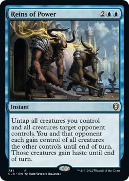 Reins of Power card from Commander Legends: Battle for Baldur's Gate