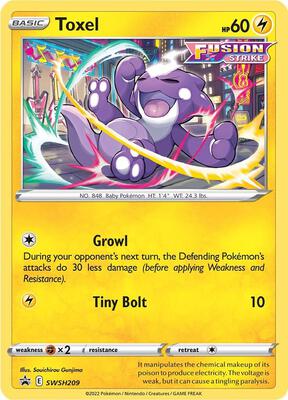 Toxel - SWSH209 card from SWSH: Sword & Shield Promo Cards