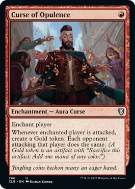 Curse of Opulence card from Commander Legends: Battle for Baldur's Gate