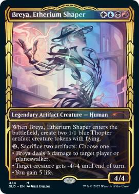 Breya, Etherium Shaper (Gilded Foil) card from Secret Lair Drop Series