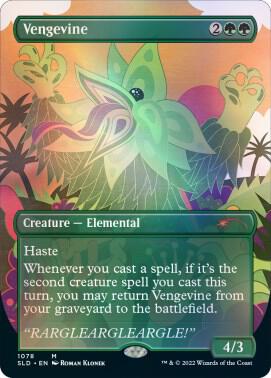 Vengevine card from Secret Lair Drop Series