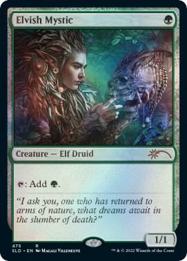 Elvish Mystic (475) card from Secret Lair Drop Series