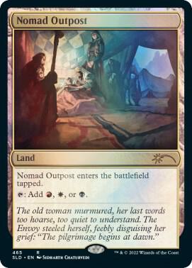 Nomad Outpost card from Secret Lair Drop Series