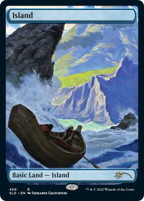 Island (466) card from Secret Lair Drop Series