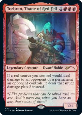 Torbran, Thane of Red Fell (463) card from Secret Lair Drop Series