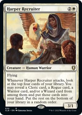 Harper Recruiter card from Commander Legends: Battle for Baldur's Gate