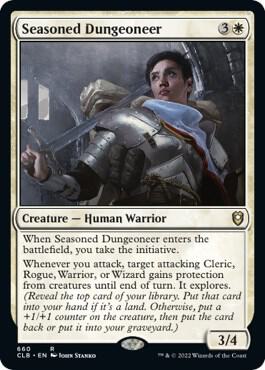 Seasoned Dungeoneer card from Commander Legends: Battle for Baldur's Gate