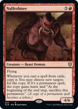 Nalfeshnee card from Commander Legends: Battle for Baldur's Gate