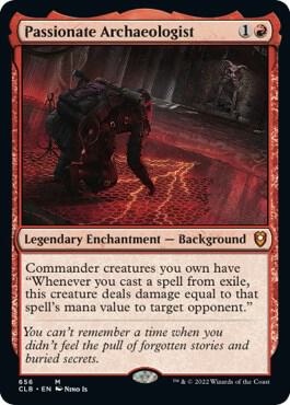 Passionate Archaeologist card from Commander Legends: Battle for Baldur's Gate