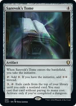 Sarevok's Tome card from Commander Legends: Battle for Baldur's Gate