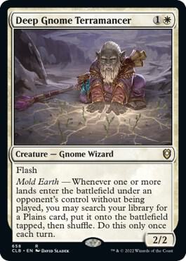 Deep Gnome Terramancer card from Commander Legends: Battle for Baldur's Gate
