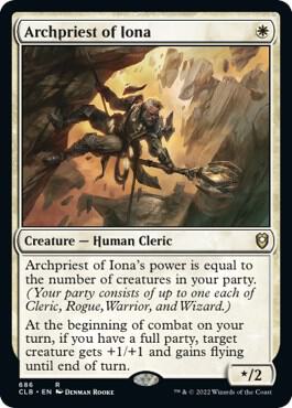 Archpriest of Iona card from Commander Legends: Battle for Baldur's Gate
