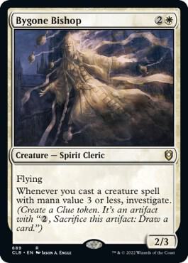 Bygone Bishop card from Commander Legends: Battle for Baldur's Gate