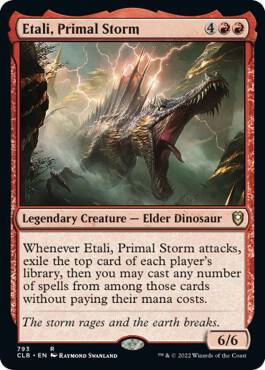 Etali, Primal Storm card from Commander Legends: Battle for Baldur's Gate