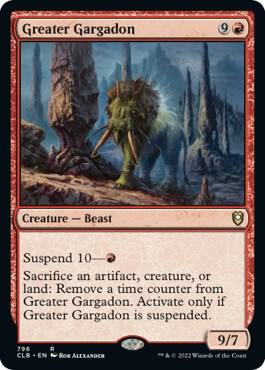 Greater Gargadon card from Commander Legends: Battle for Baldur's Gate