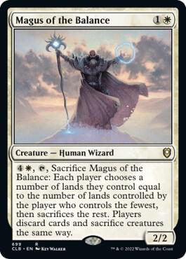 Magus of the Balance card from Commander Legends: Battle for Baldur's Gate