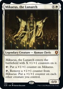 Mikaeus, the Lunarch card from Commander Legends: Battle for Baldur's Gate