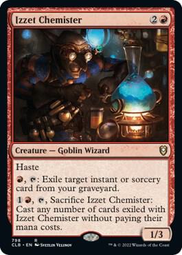 Izzet Chemister card from Commander Legends: Battle for Baldur's Gate