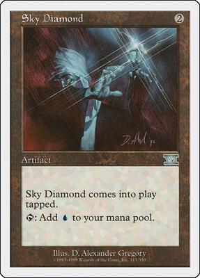 Sky Diamond card from Classic Sixth Edition