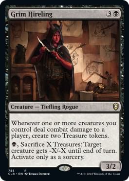 Grim Hireling card from Commander Legends: Battle for Baldur's Gate