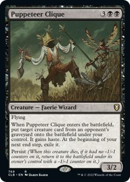 Puppeteer Clique card from Commander Legends: Battle for Baldur's Gate