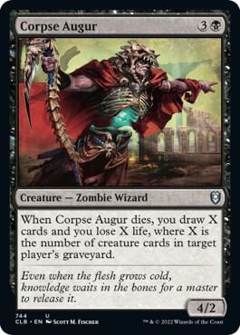 Corpse Augur card from Commander Legends: Battle for Baldur's Gate