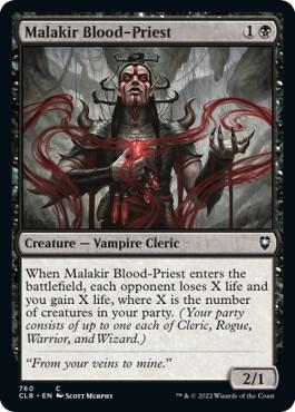 Malakir Blood-Priest card from Commander Legends: Battle for Baldur's Gate