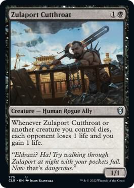 Zulaport Cutthroat card from Commander Legends: Battle for Baldur's Gate